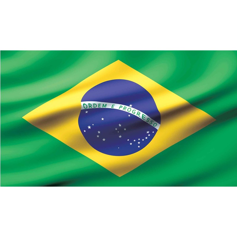 Bandiera Brasile di tessuto