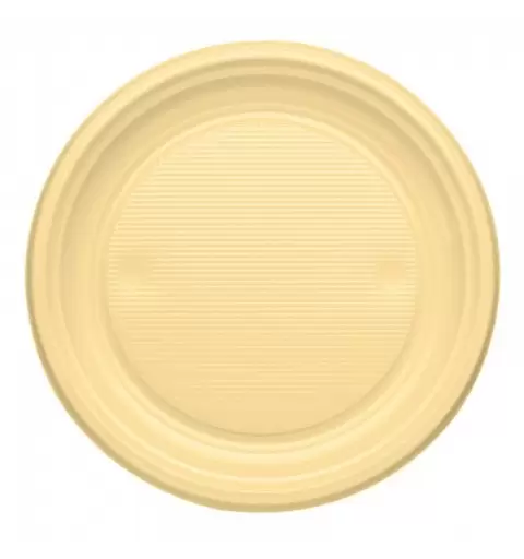 PIATTI CREMA MONOCOLORE - 30 PZ
