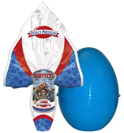 UOVO DI PASQUA GORMITI CON GUSCIO CELESTE