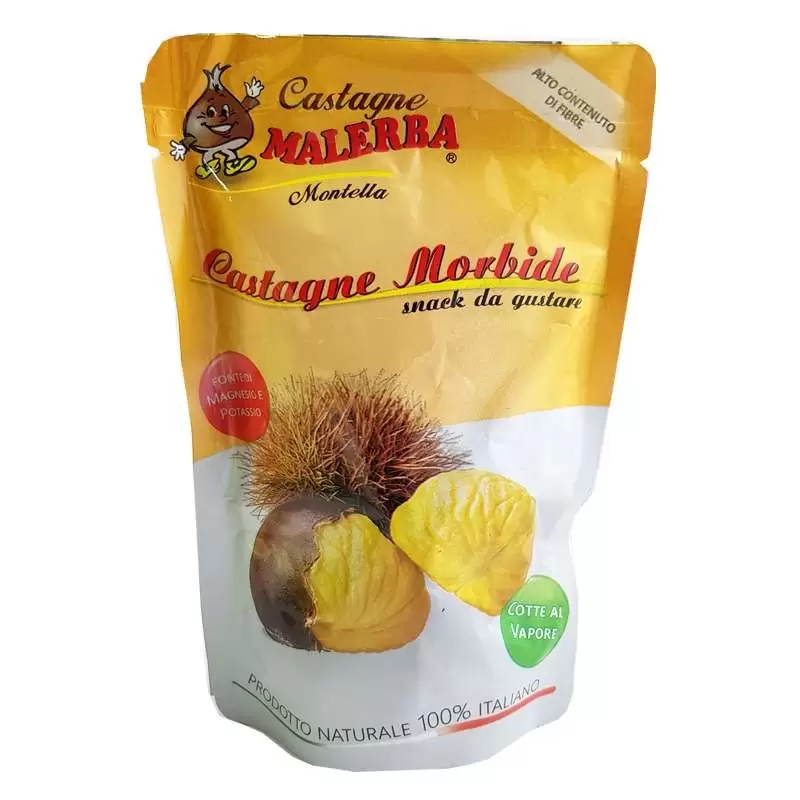 CASTAGNE MORBIDE DA GUSTARE – CASTAGNE IGP MONTELLA COTTE AL VAPORE SNACK