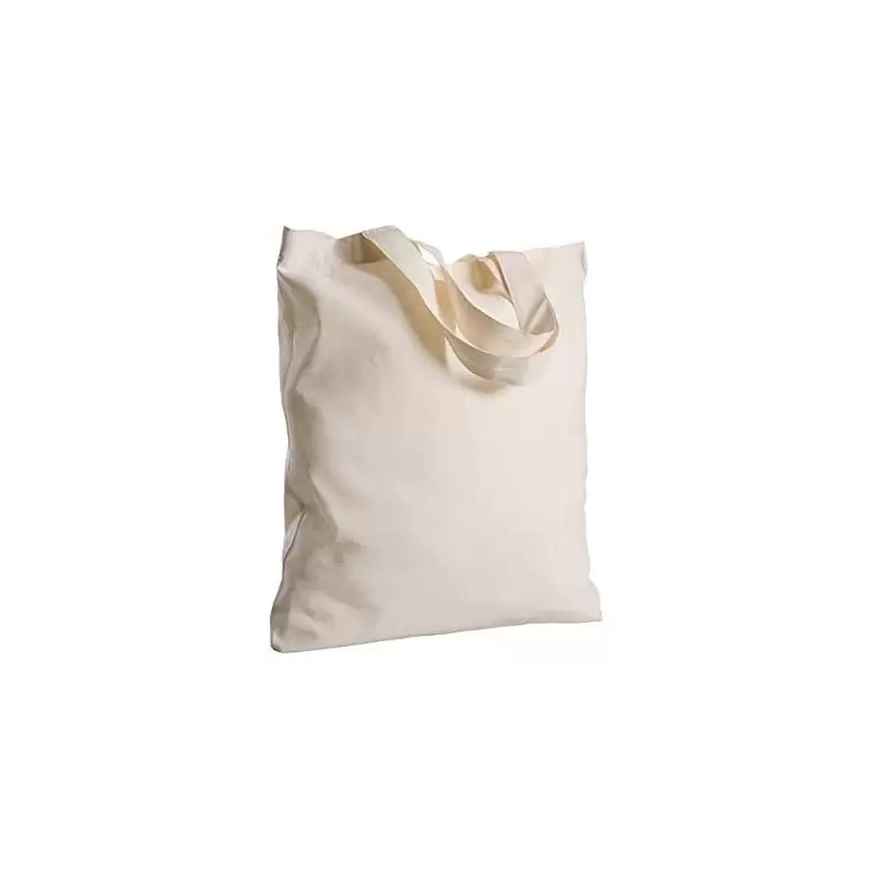 BORSA SHOPPER ECRÙ CON MANICI CORTI
