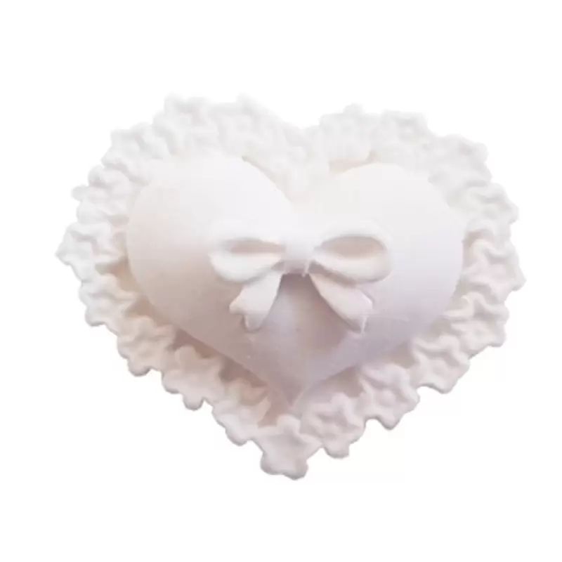 GESSETTO CUORE CON FIOCCO