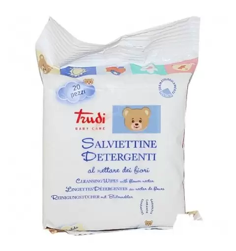 SALVIETTINE TRUDI BABY CARE - UNA CONFEZIONE DA 20 PZ