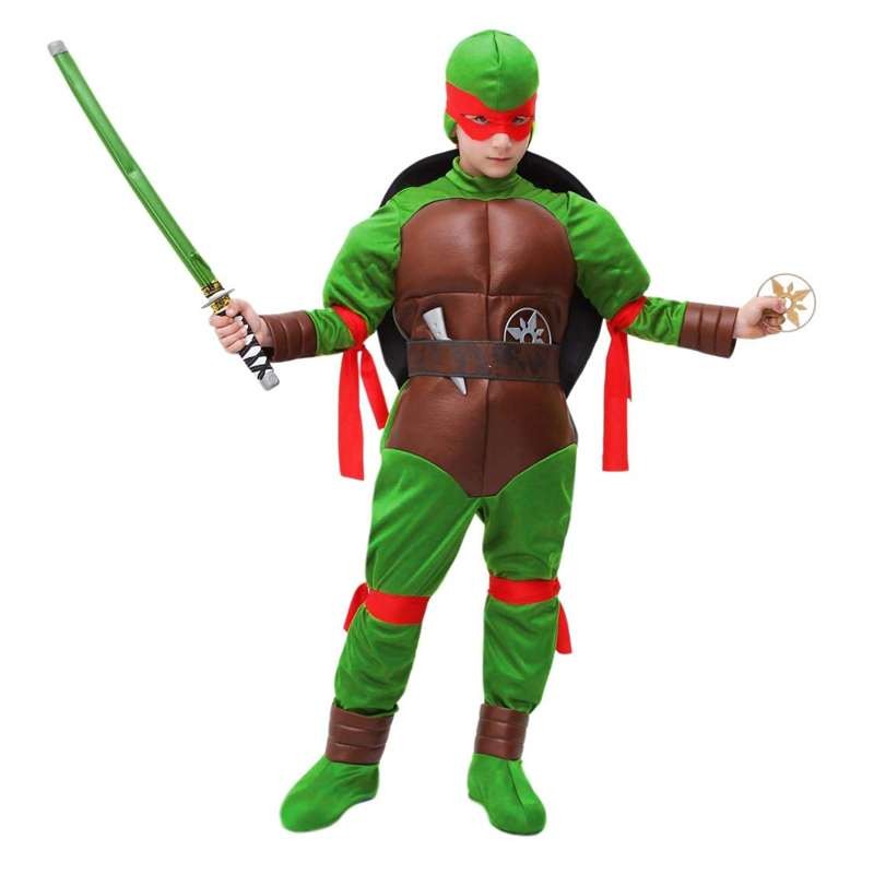 Costume tartarughe Ninja Raffaello per bambini