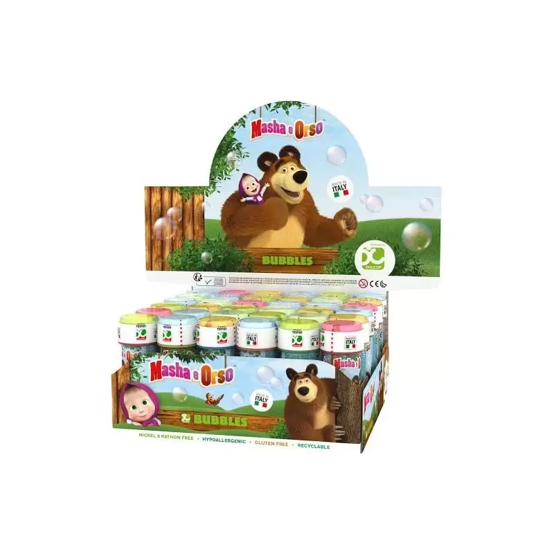 TUBETTO DI BOLLE DI SAPONE MASHA E ORSO