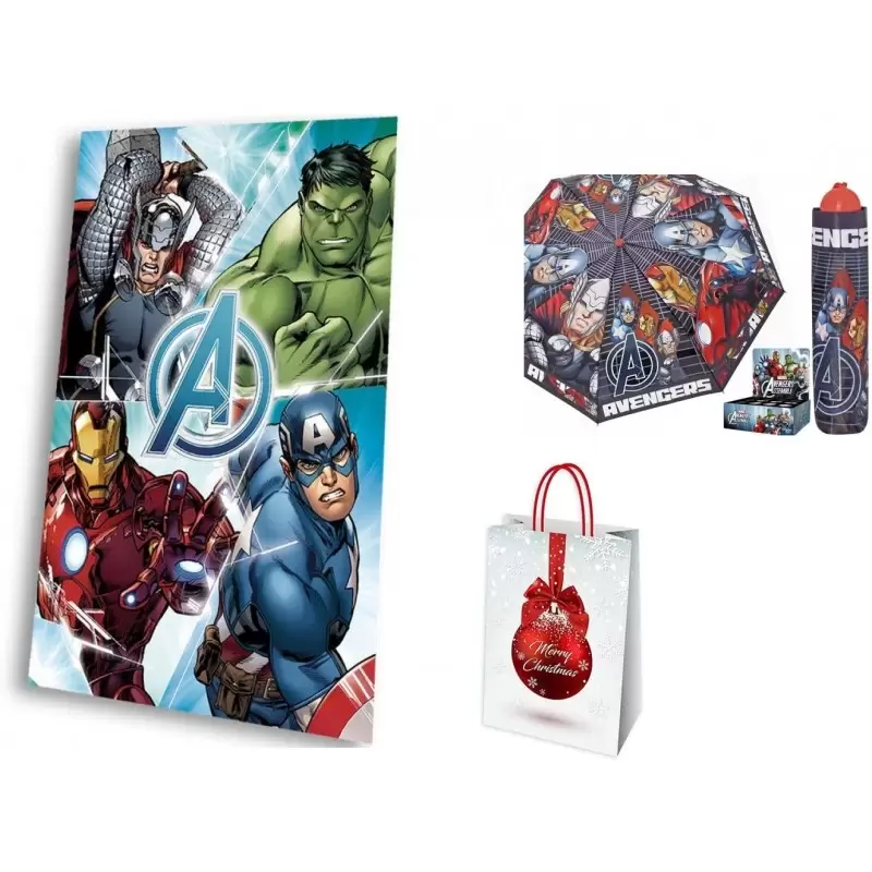 OMBRELLO E PLAID AVENGERS SUPER EROI MARVEL