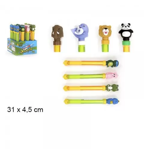 TUBO SPRUZZA ACQUA ANIMALI - SOGGETTI ASSORTITI 30 CM