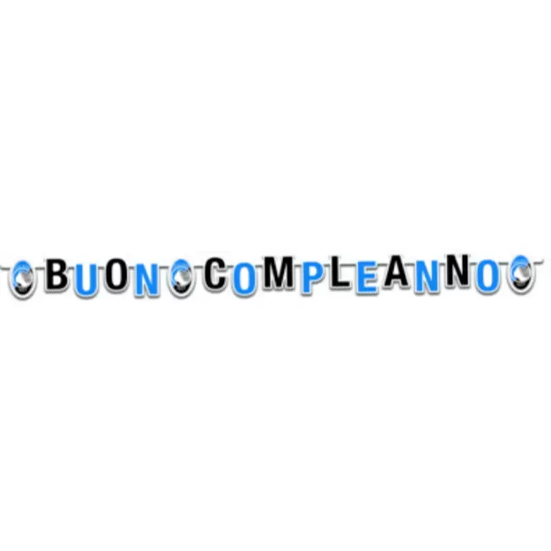 GHIRLANDA ATALANTA BUON COMPLEANNO