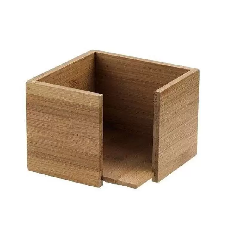 PORTA TOVAGLIOLI NERO O  LEGNO- BAMBOO