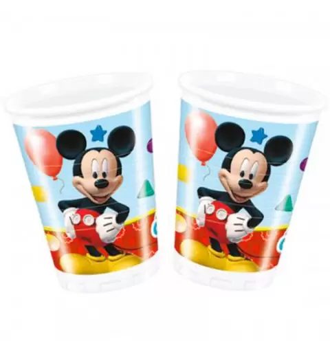 BICCHIERI IN PLASTICA TOPOLINO 8 PZ