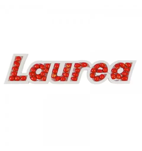 POLISTIROLO PORTACONFETTI SCRITTA LAUREA