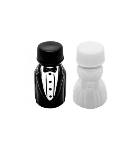 1995 24 BOLLE DI SAPONE SEGNA POSTO MATRIMONIO MODELLO SPOSI  