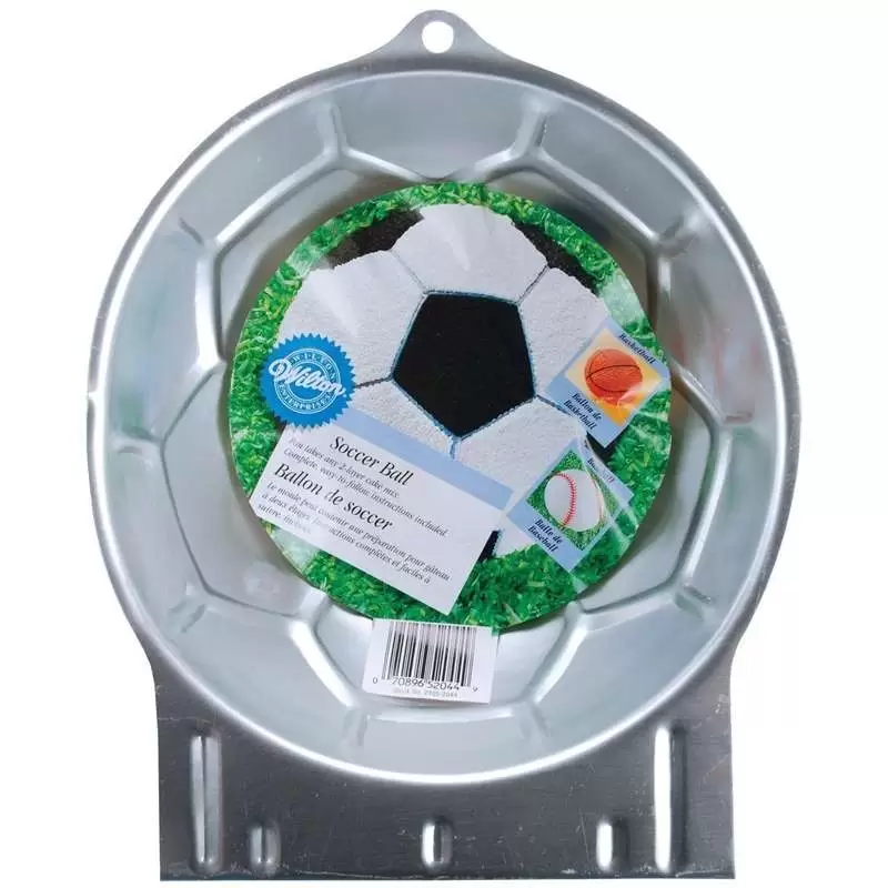 STAMPO TORTA PALLONE DA CALCIO - IN ALLUMINIO