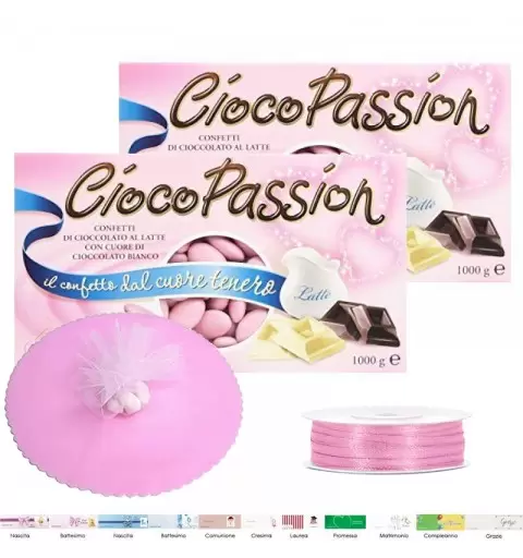 2 KG DI CIOCOPASSION ROSA CON VELI DI FATA