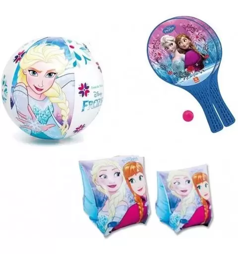 RACCHETTONI BRACCIOLI E PALLA MARE FROZEN - SET N.5