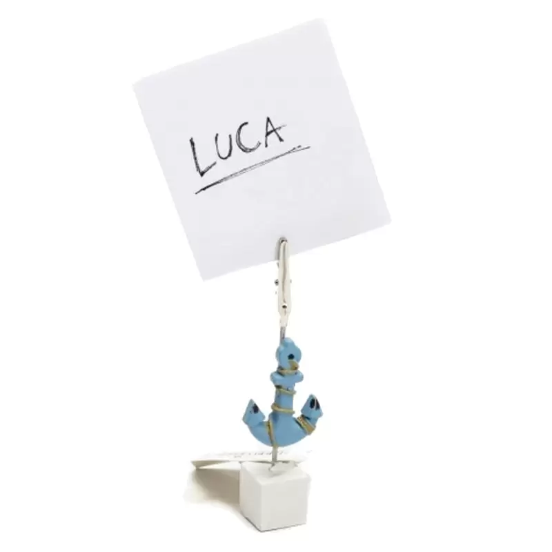 SEGNAPOSTO ANCORA CELESTE - 1 PZ