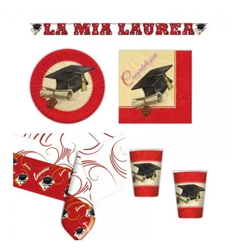 COORDINATO TAVOLA PER FESTA LAUREA