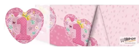 Cuore Rosa addobbi primo compleanno