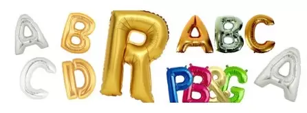 Palloncini lettere
