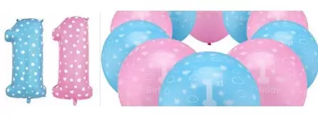 Palloncini primo compleanno