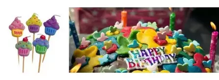 Candeline per torte