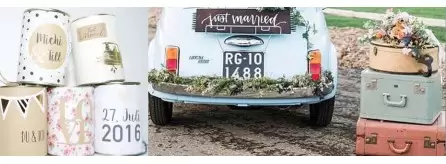 Addobbi per auto sposi