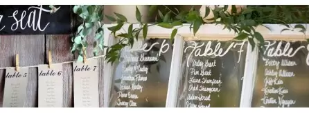 Tableau mariage