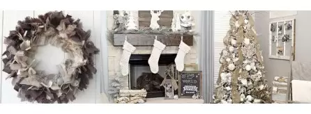 Addobbi Natalizi Shabby Chic