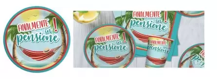 Festa pensione - addobbi e decorazioni