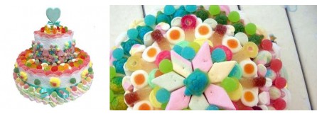 Torta di caramelle gommose, idee creative, composizioni in vendita online