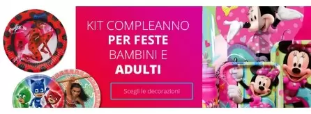 Feste di compleanno, scopri tutti i kit