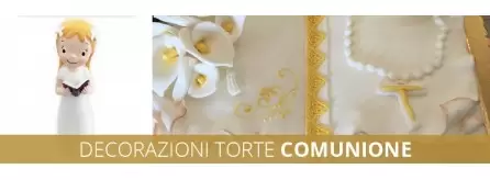 Decorazioni torte comunione