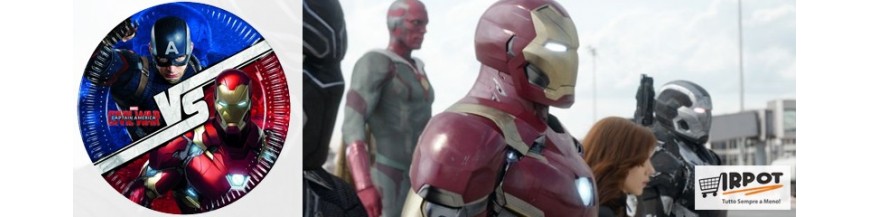 compleanno avengers civil war