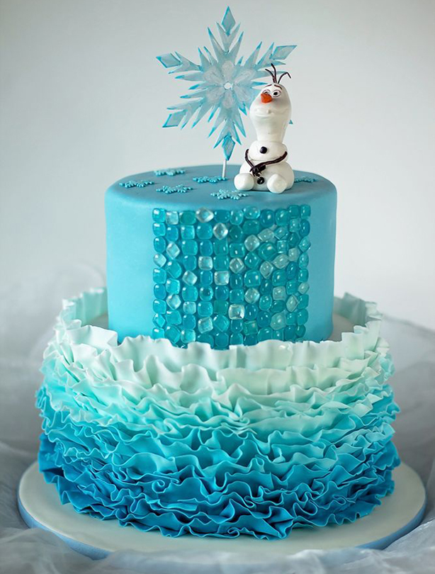 torta Olaf pupazzo di neve