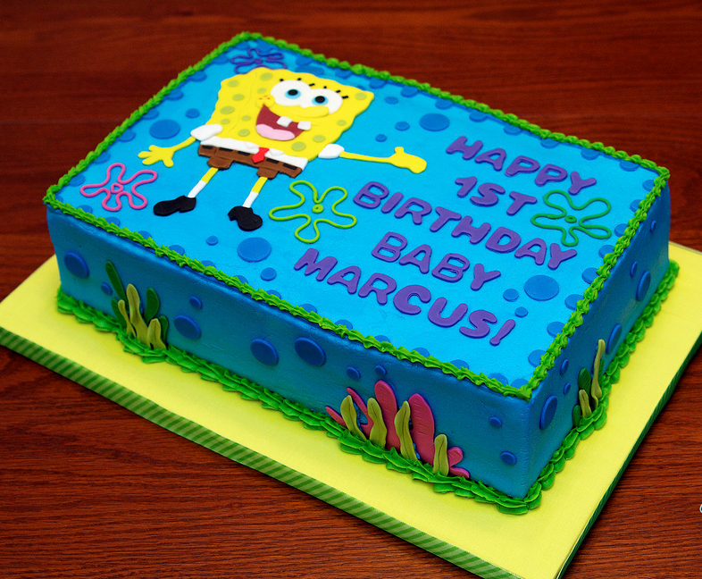 Torta 1 piano Spongebob
