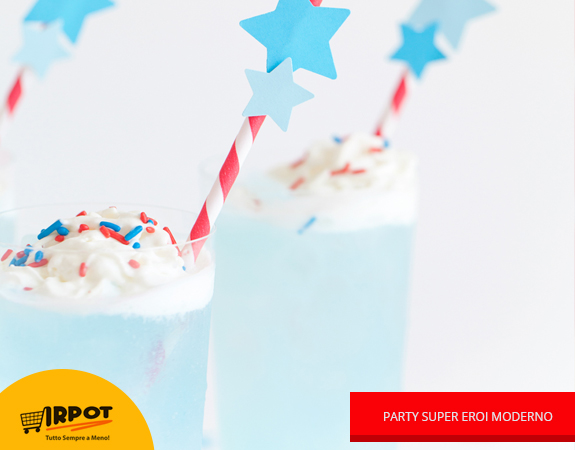 frappè party super eroi