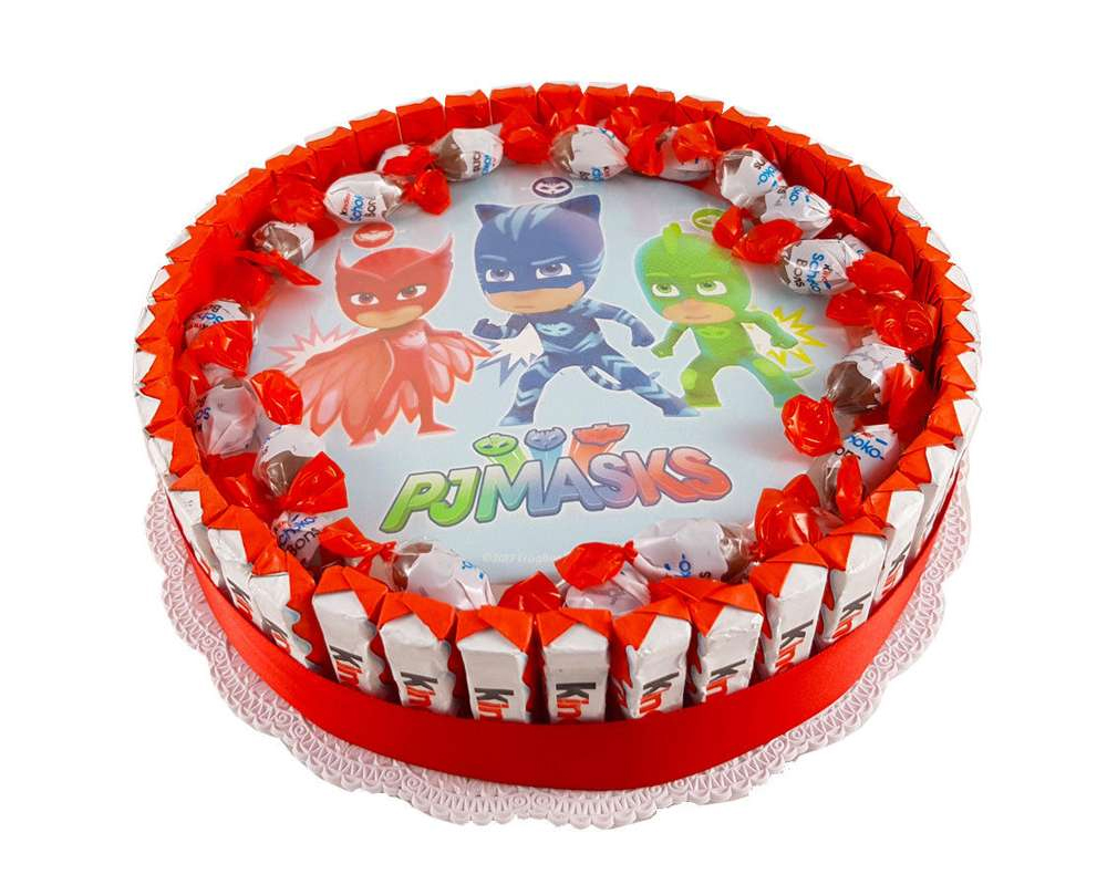 personaggi dei Super Pigiamini Decorazione per torta per compleanno 